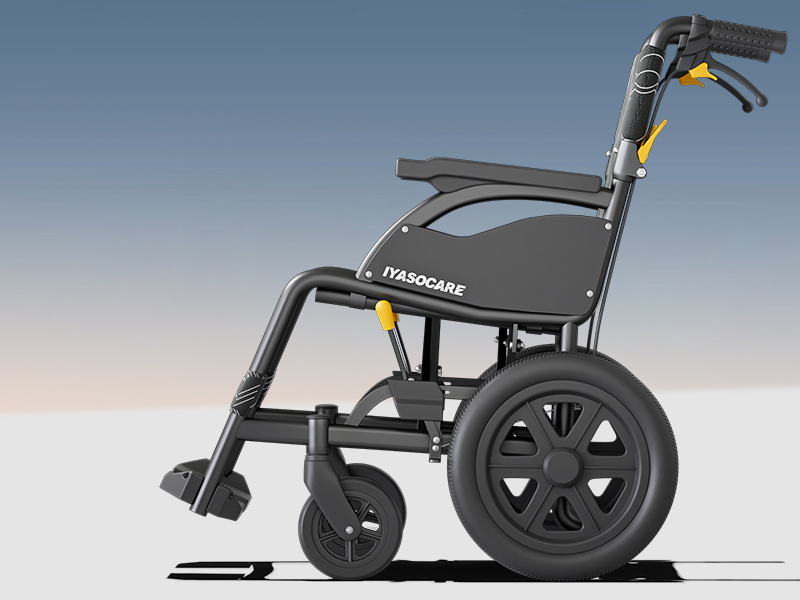 益雅诗康手动轮椅轻便折叠设计