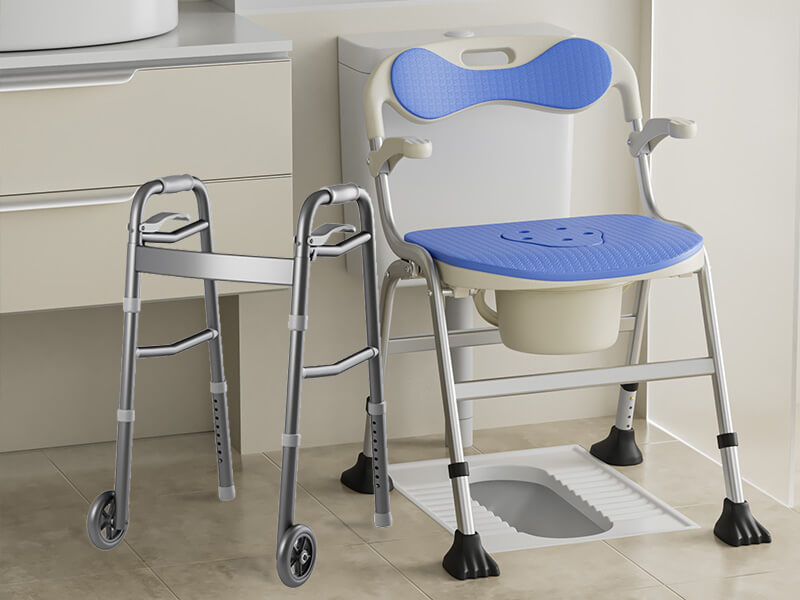 益雅诗康坐便椅助行器拐杖